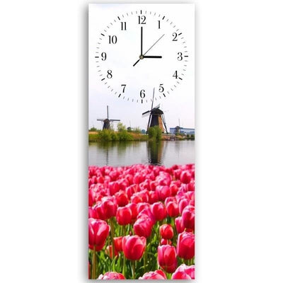 Dekoratīvais sienas pulkstenis Holandes ainava Home Trends