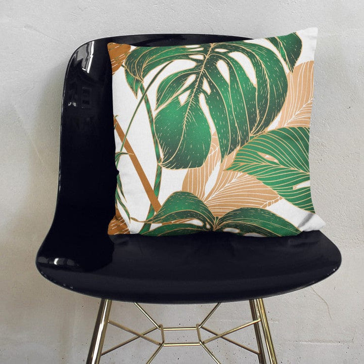 Dekoratīvas spilvendrānas - botāniska kompozīcija zaļos toņos G-art