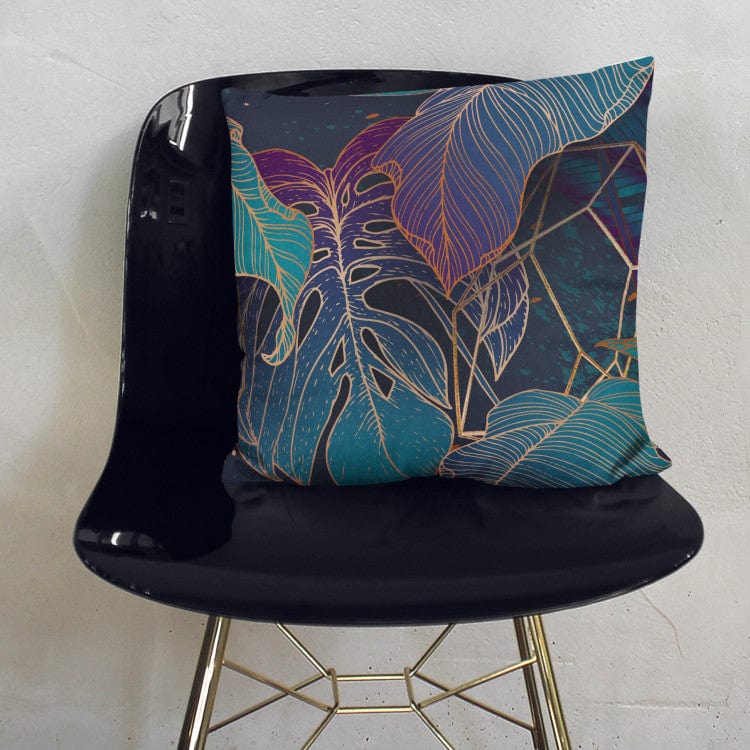 Dekoratīvas spilvendrānas - Eksotiska kompozīcija monteras lapām G-art