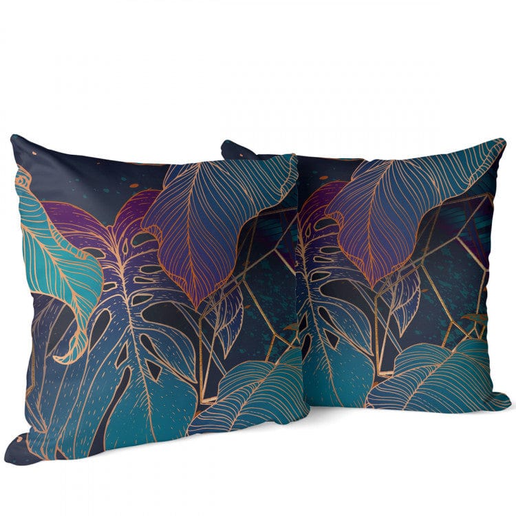 Dekoratīvas spilvendrānas - Eksotiska kompozīcija monteras lapām G-art