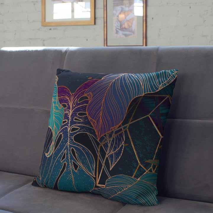 Dekoratīvas spilvendrānas - Eksotiska kompozīcija monteras lapām G-art