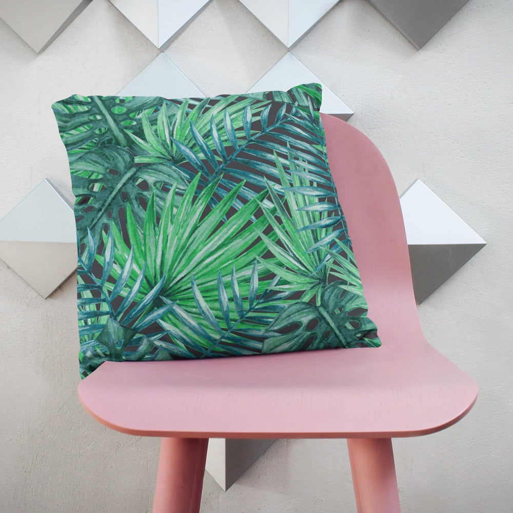 Spilvendrānas - Palmas un lapas, botāniska kompozīcija, monstera G-art