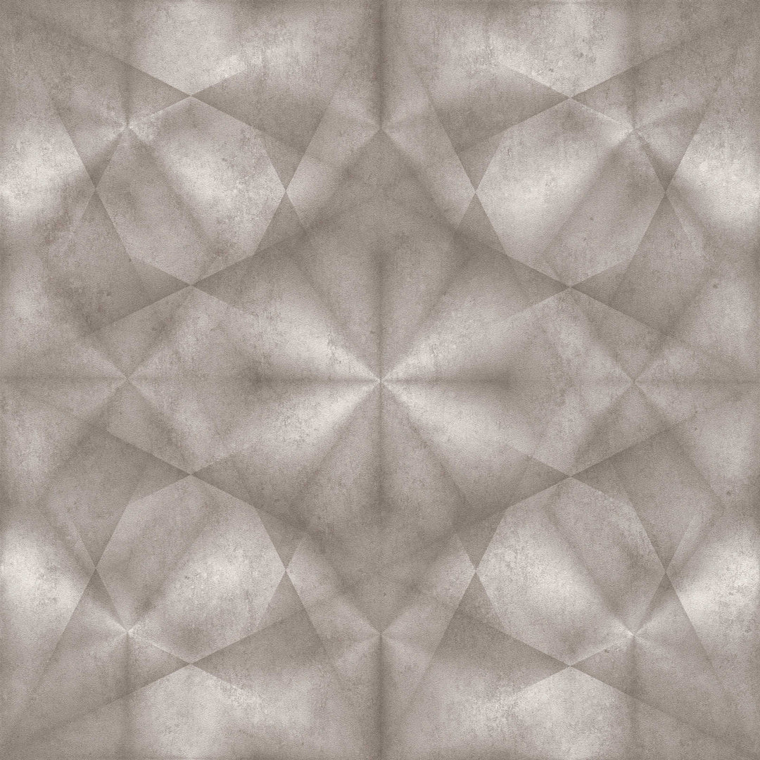 Dizaina tapetes ar grafisku rakstu silti pelēkā krāsā - 1363553 AS Creation