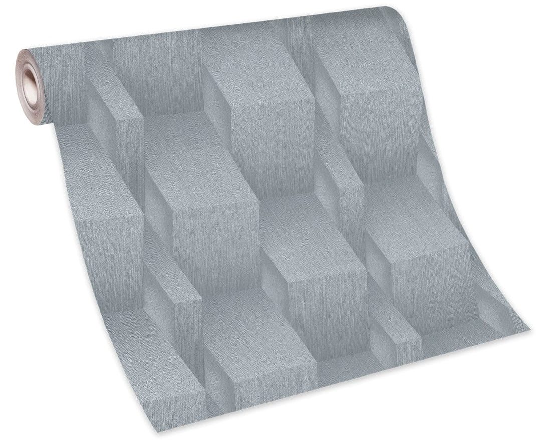 Dizaina tapetes ar modernu rakstu pelēkos toņos, 3652102 Erismann