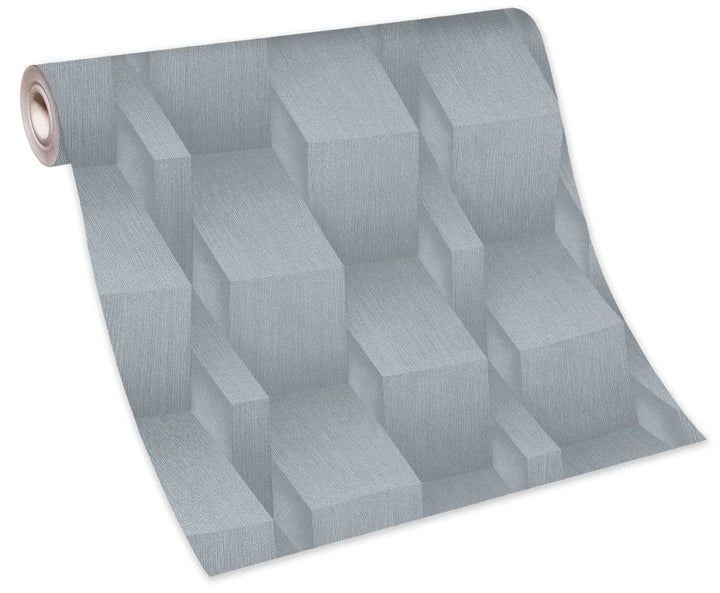 Dizaina tapetes ar modernu rakstu pelēkos toņos, 3652102 Erismann