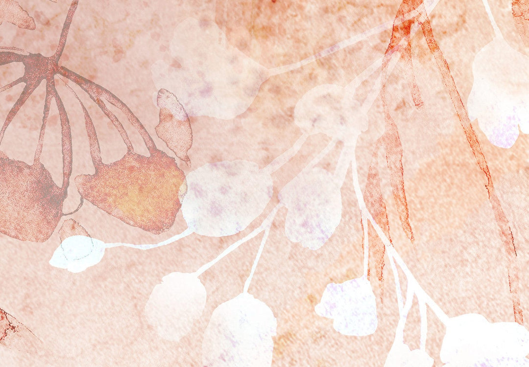 Fototapetes ar dabas motīviem - Smalkā daba (persiku toņos) G-ART