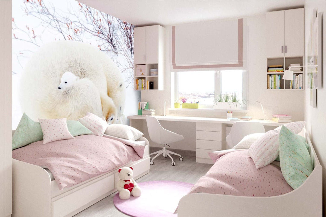 Fototapetes bērnistabai - Polārlāči, 375x250 cm D-ART