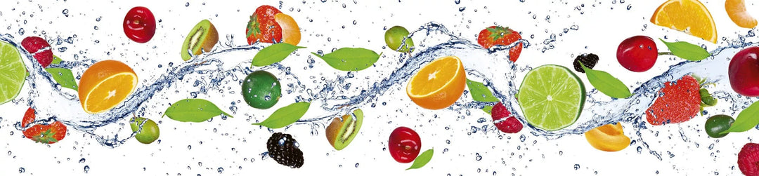 Fototapetes virtuvei ar lamināciju ar augļiem (260x60 cm) Art4home
