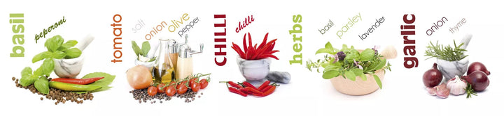 Laminētas pašlīmējošas fototapetes virtuvei - Garšvielas  (260x60 cm) Art4home