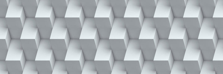 Pašlīmējošas fototapetes virtuvei - Kubveida siena  (180x60 cm) Art4home