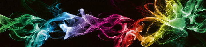 Pašlīmējošas fototapetes virtuvei - Melni dūmi  (260x60 cm) Art4home