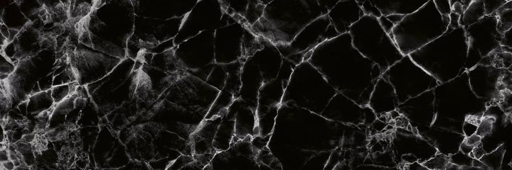 Pašlīmējošas fototapetes virtuvei - Melns marmors (180x60 cm) Art4home