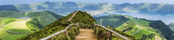 Pašlīmējošas fototapetes virtuvei - Pastaigu ceļš  (260x60 cm) Art4home