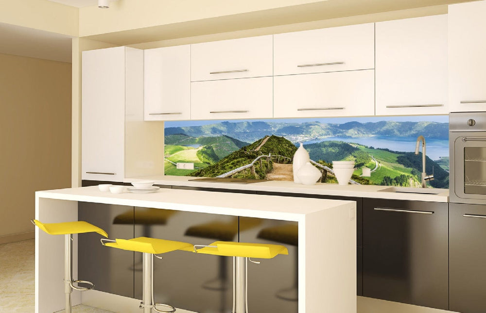 Pašlīmējošas fototapetes virtuvei - Pastaigu ceļš  (260x60 cm) Art4home