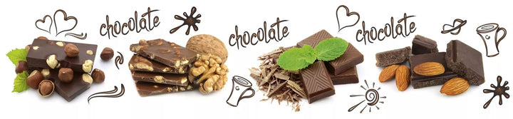 Fototapetes virtuvei ar lamināciju - Šokolāde  (260x60 cm) Art4home