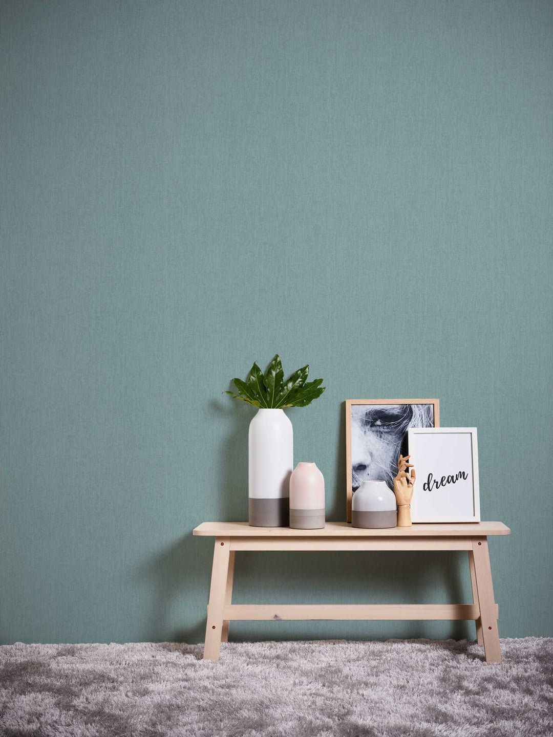 Gaiši zilas tapetes ar strukturētu rakstu, Scandi stils, 385994 AS Creation