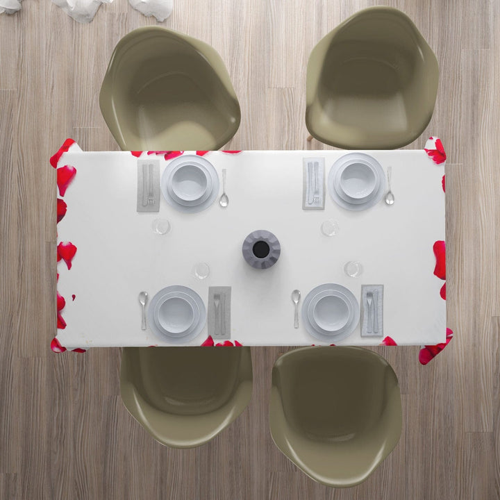 Galdauts ar sarkanām rožu ziedlapiņām - dažādi izmēri Home Trends