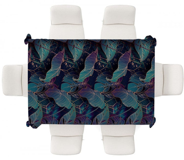 Galdauts - Eksotiska kompozīcija ar zeltainām monteras lapām G-ART