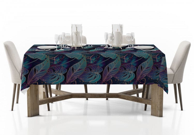 Galdauts - Eksotiska kompozīcija ar zeltainām monteras lapām G-ART