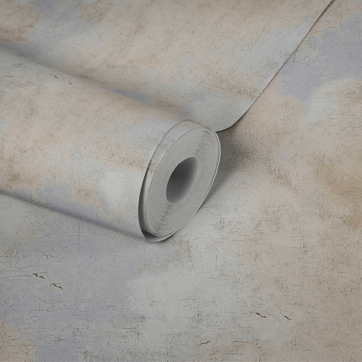 Tapetes 376492 AS Creation - vintaža zilā un bēša toņos Tapetenshop.lv