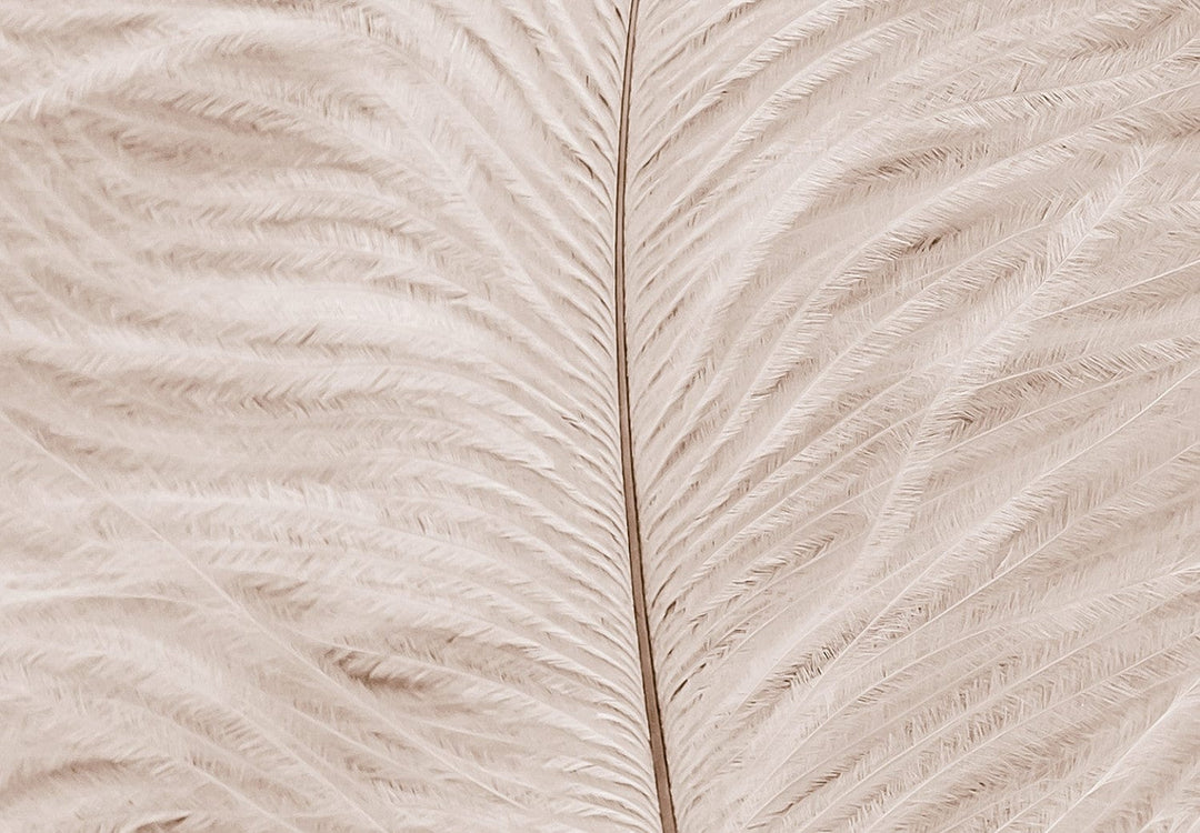 Glezna ar spalvu skandi boho stilā, bēšā krāsā (1 daļa), vertikāla G-ART.