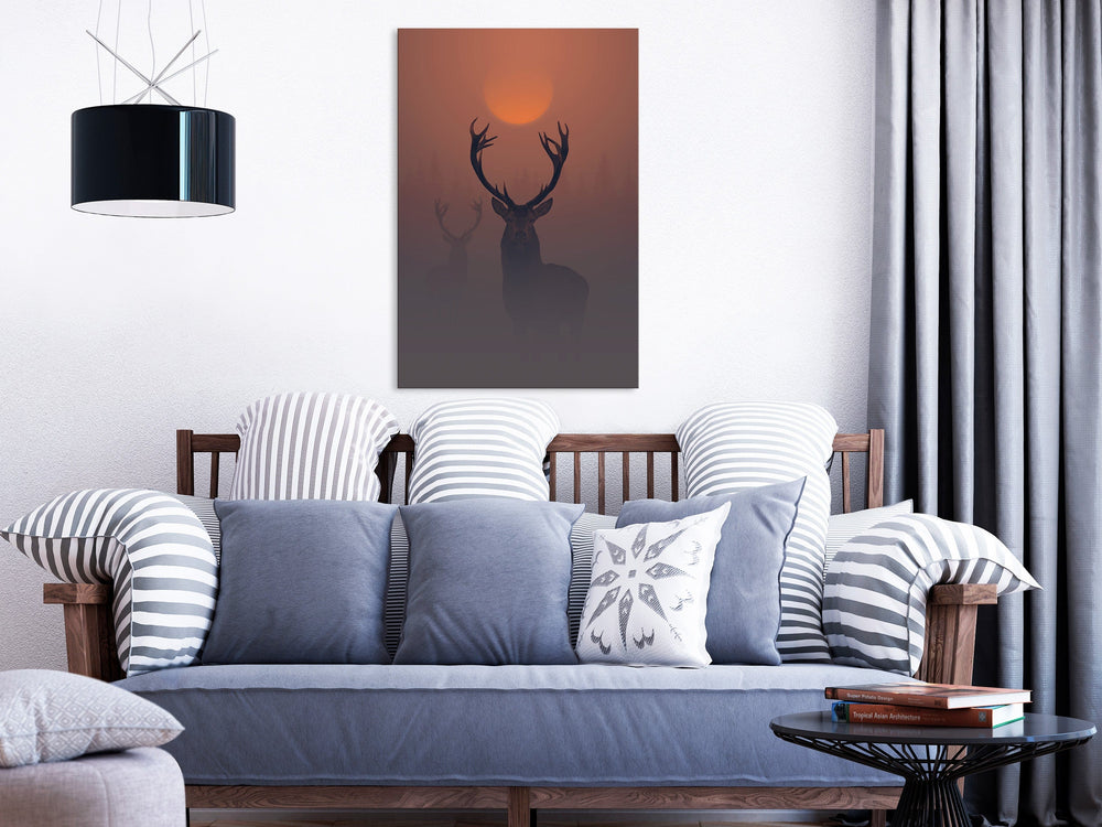 Glezna - Brieži miglā (x 1) G-ART.