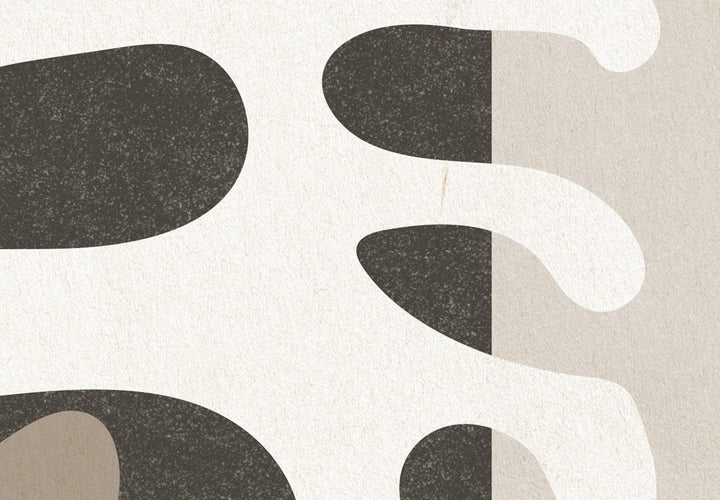 Glezna ar apļiem japandi stilā pelēkos toņos (1 daļa), 134350  G-ART.