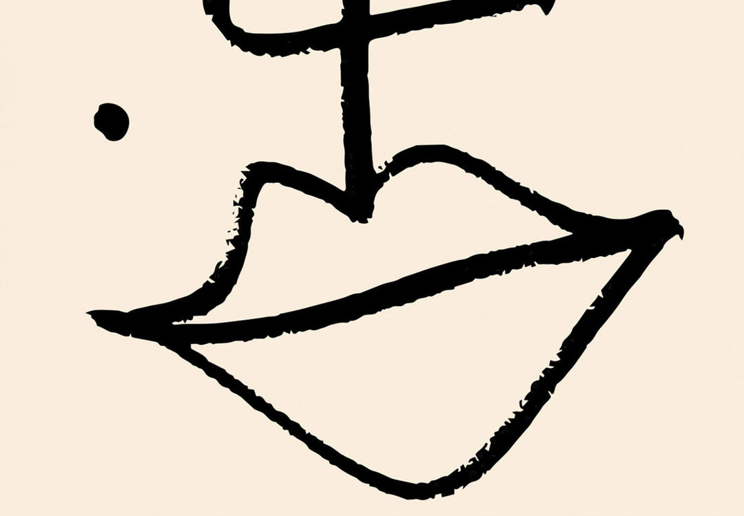 Glezna Flirtēšanas māksla - japandi stilā (1 daļa), vertikāla 130854  G-ART.