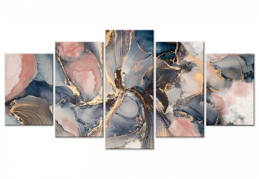 Glezna - ar abstrakta rakstu - Sentimentālais ceļojums, (x 5), 143094 G-ART