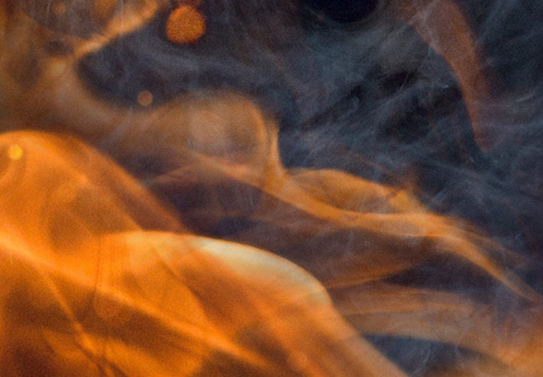 Glezna ar vilku sarkanos toņos- Vilks uz uguns, (x 5), 138546 G-ART