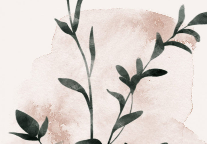 Glezna scandiboho stilā ar zelta vazi (1 daļa), vertikāla G-ART.