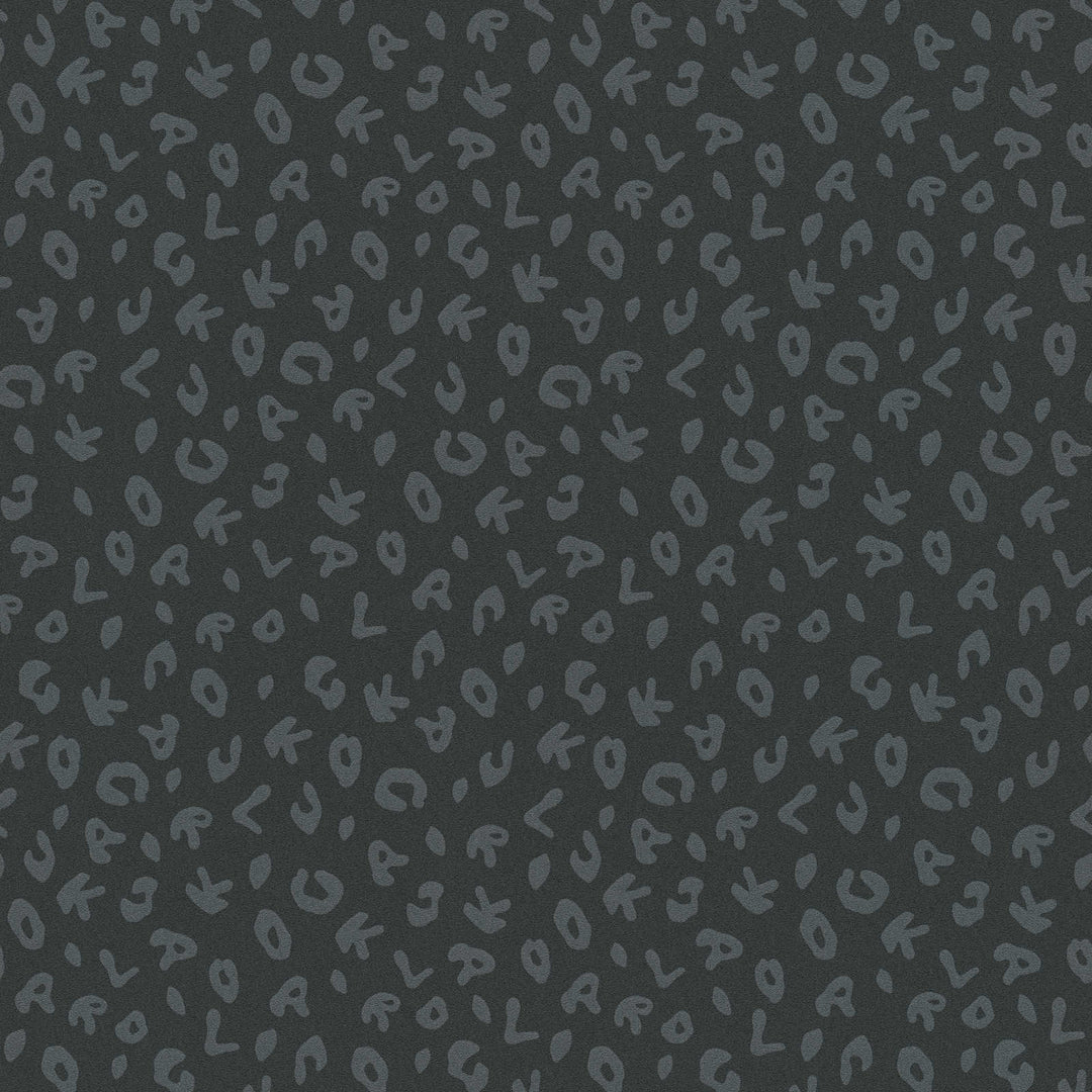 Karl LAGERFELD tapetes leoparda stilā, melnas - 1343305 AS Creation