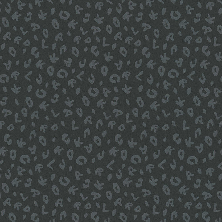 Karl LAGERFELD tapetes leoparda stilā, melnas - 1343305 AS Creation