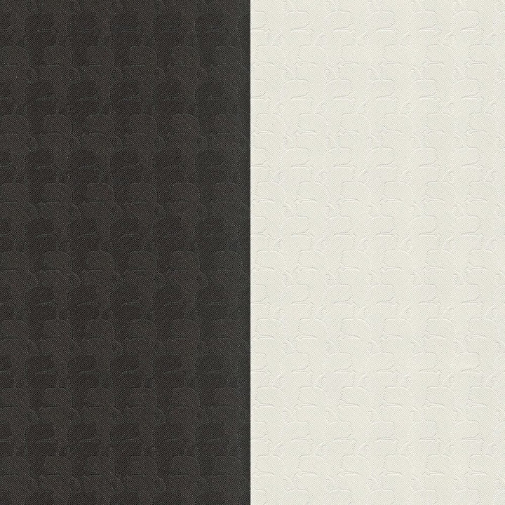 Melnbaltas strīpainas dizaina tapetes Karl LAGERFELD - 1343174 AS Creation