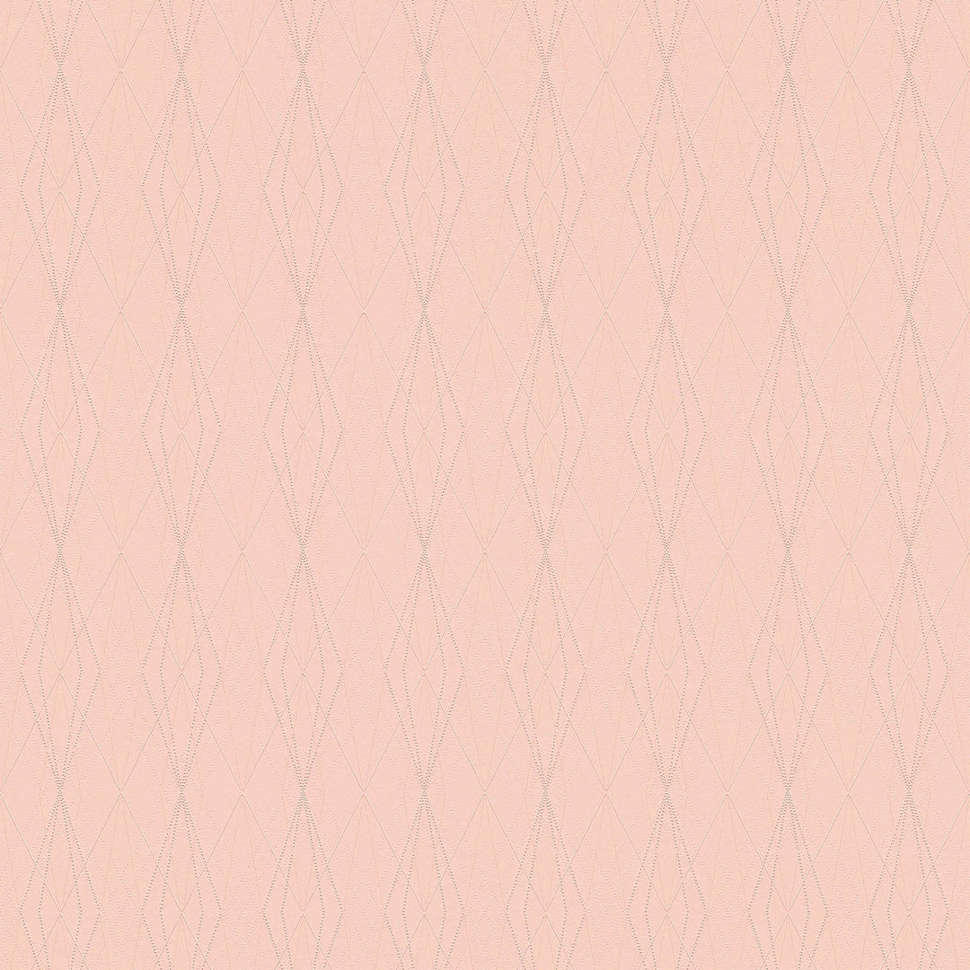 Rozā tapetes ar grafisku rakstu Emotion Graphic AS Creation 368795 AS Creation