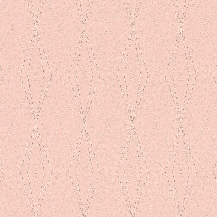 Rozā tapetes ar grafisku rakstu Emotion Graphic AS Creation 368795 AS Creation