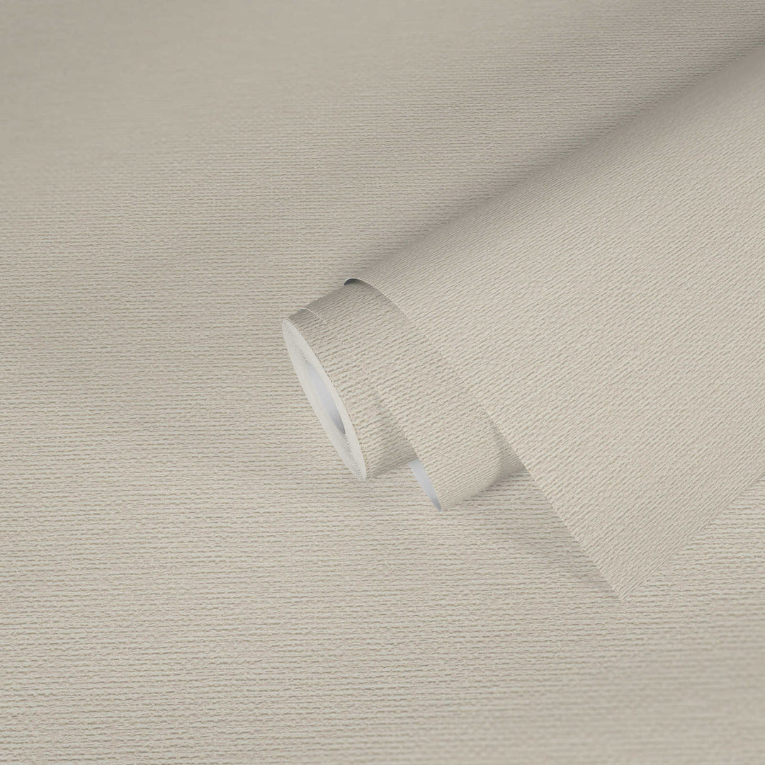 Skandi stila tapetes ar auduma imitāciju,  krēmkrāsaina 386131 AS Creation