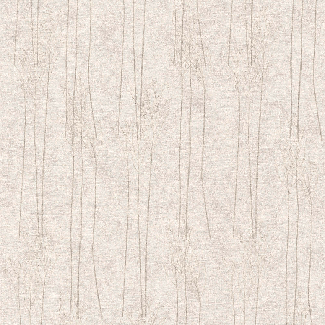 Skandināvu stila tapetes ar struktūru silti pelēkā krāsā, 386142 AS Creation