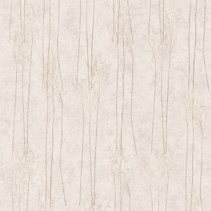 Skandināvu stila tapetes ar struktūru silti pelēkā krāsā, 386142 AS Creation