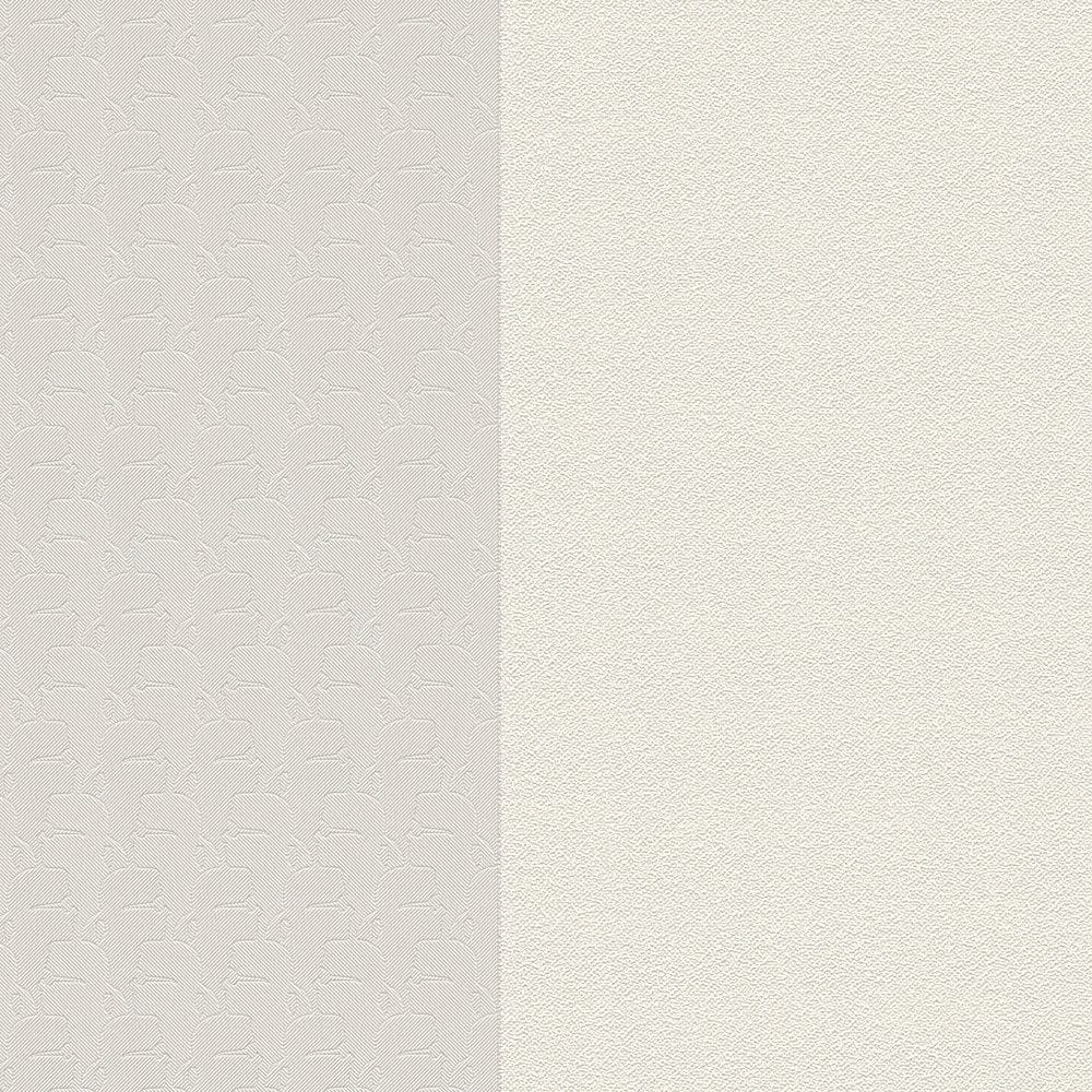 Strīpainas dizaina tapetes Karl LAGERFELD pelēkā krāsā - 1343164 AS Creation