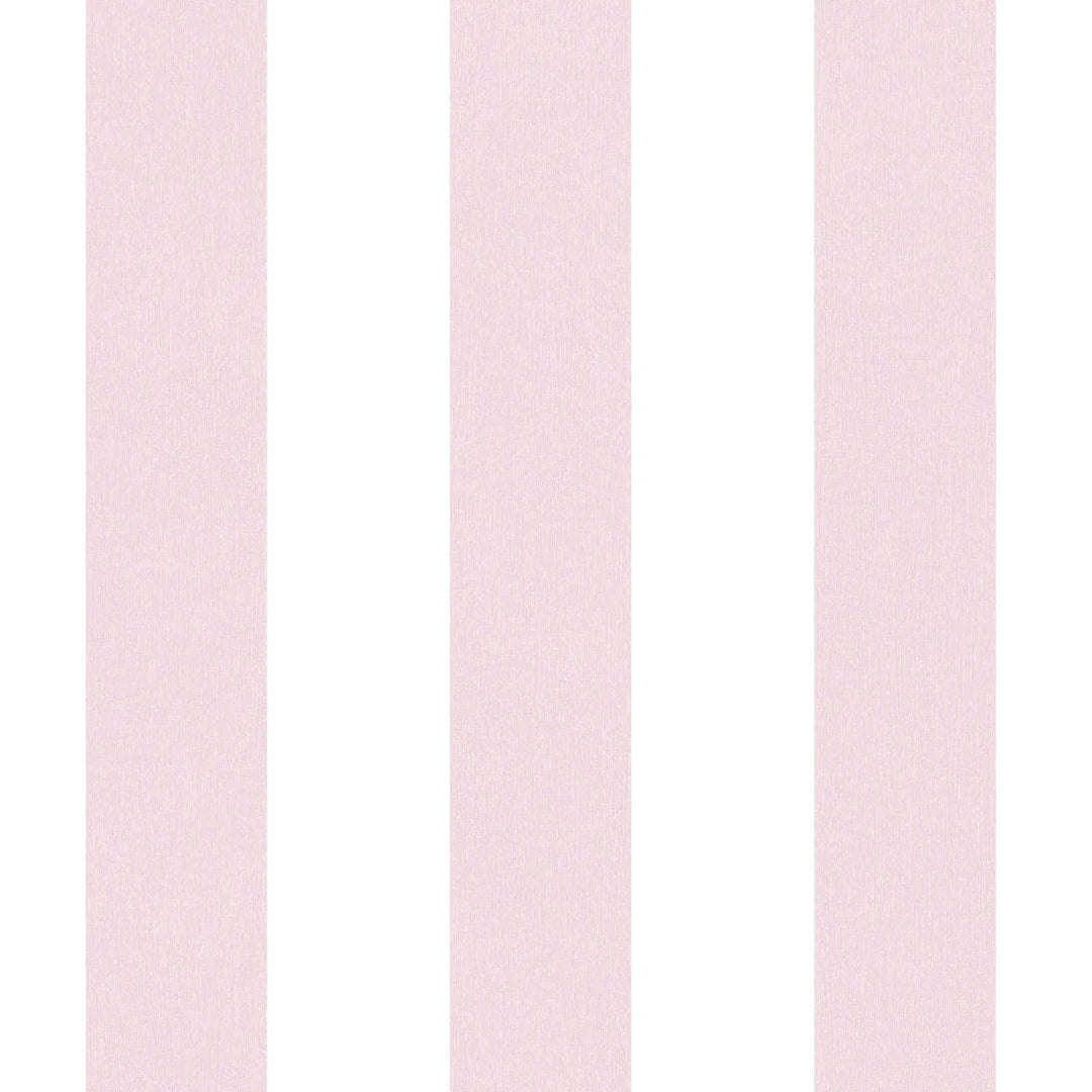 Strīpainas tapetes bērnistabai maigi rozā krāsā, 381482, Bez PVC 🌿 AS Creation