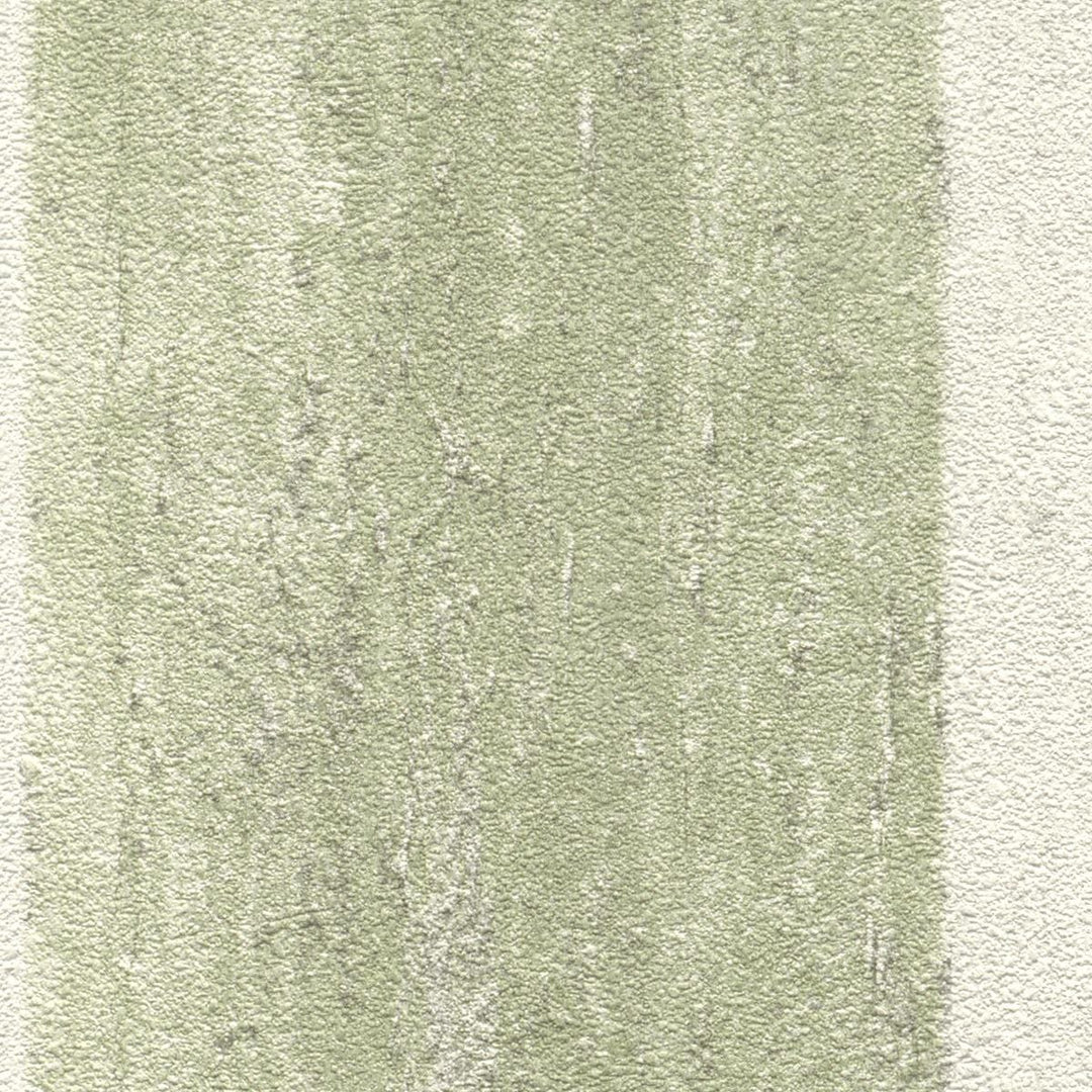 Strīpainas tapetes RASCH zaļā krāsā RASCH