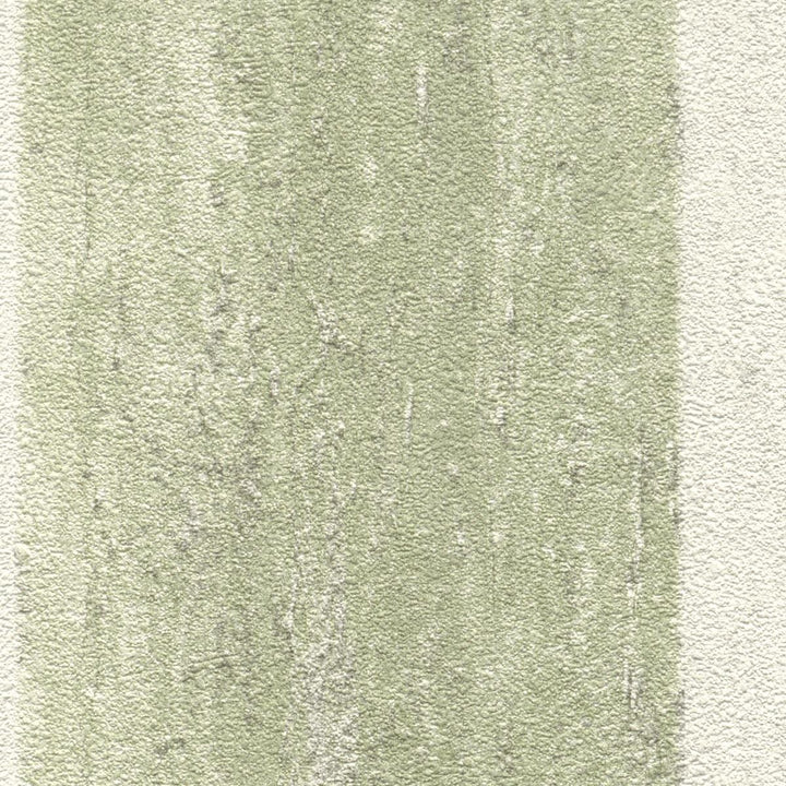 Strīpainas tapetes RASCH zaļā krāsā RASCH