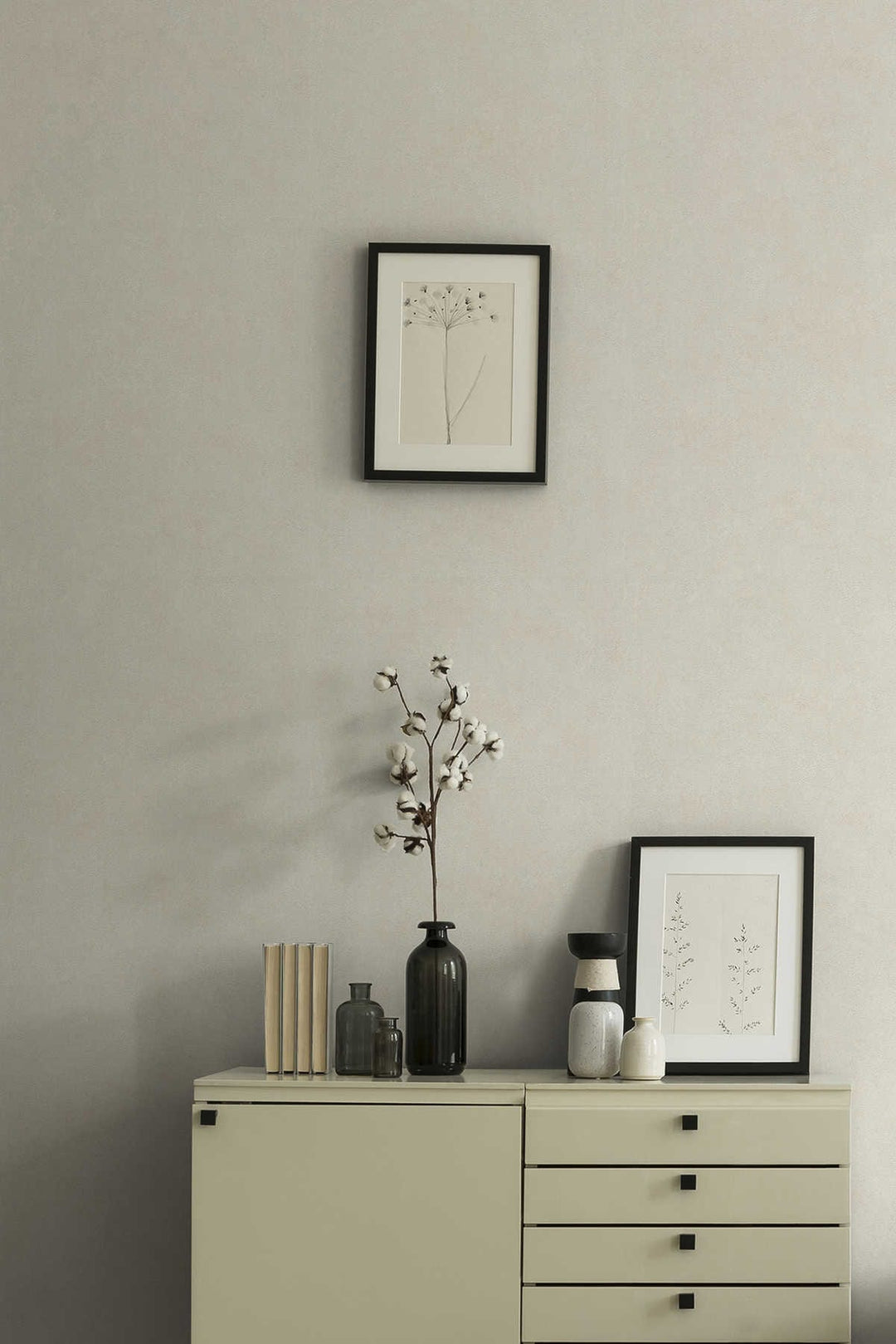 Strukturētas tapetes ar spīdošiem akcentiem, krēmkrāsā AS 374251 AS Creation