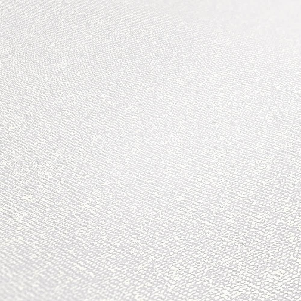 Teksturētas tapetes ar linu izskatu - krēmkrāsas, baltas 375551 AS Creation