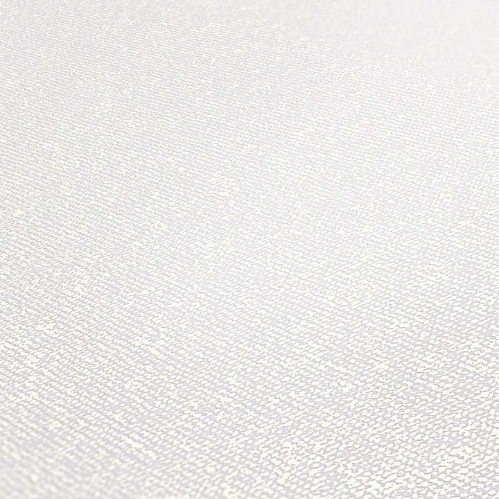 Teksturētas tapetes ar linu izskatu - krēmkrāsas, baltas 375551 AS Creation