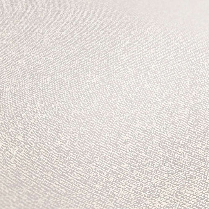 Krēmkrāsas teksturētas tapetes ar linu izskatu 375553 AS Creation