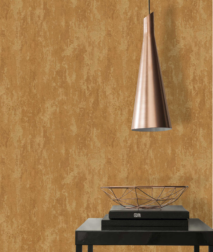 Tapetes ar apmetuma rakstu dzeltenā krāsā AS Cretion 380443 AS Creation