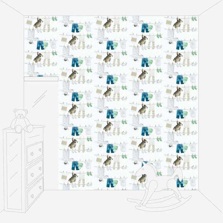 Ekoloģiskas tapetes bērnu istabai (bez ftalātiem un vinila) - 1274052 AS Creation