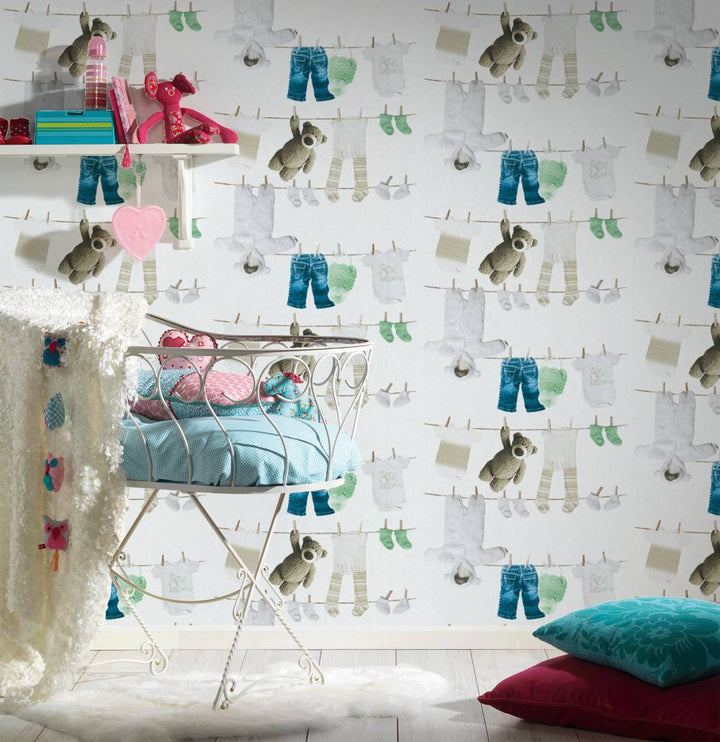 Ekoloģiskas tapetes bērnu istabai (bez ftalātiem un vinila) - 1274052 AS Creation